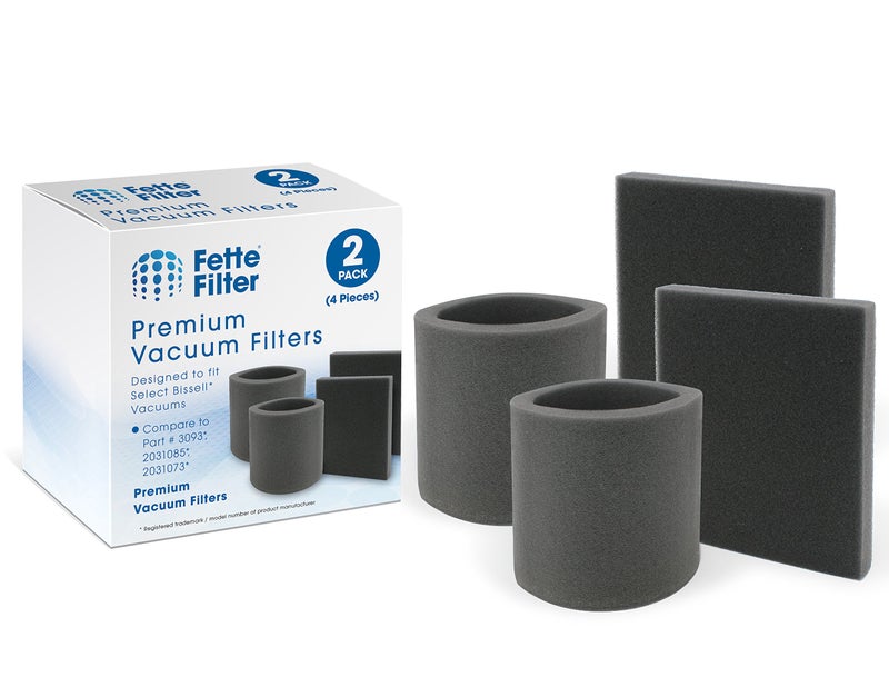 Fette Filter - Vacuum Filters Compatible with Bissell Style 7. Compare to Part # 3093, (Pack of 4) - Image 1